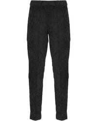 D.exterior - Zwarte Corduroy Broek Voor Vrouwen - Lyst