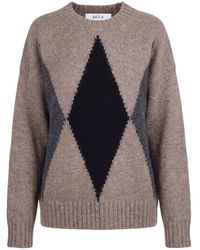 Jucca - Truien & Vesten ,Veelkleurig ,Maglia Barchetta - Lyst