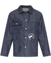 A.P.C. - Jassen ,Blauw ,Denim Grand Jack Jas - Lyst