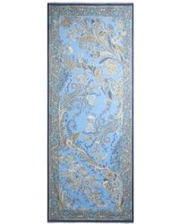 Etro - Paisley-Muster Schal Mit Fransen - Lyst