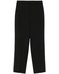 Theory - Broeken ,Zwart ,Wol Wollen Broek - Lyst