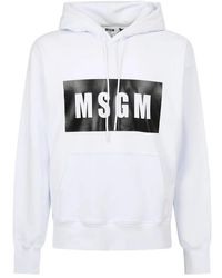 MSGM - Branded sweatshirt - Lyst