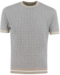 Eleventy - Round-Neck Knitwear - Lyst
