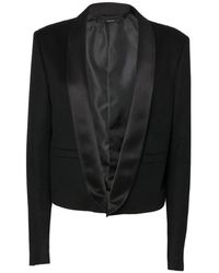 Tom Ford - Cropped Blazer Met Sjaalkraag - Lyst