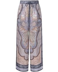 Zimmermann - Broeken ,Veelkleurig ,Wanderlust Relaxed Pant - Lyst