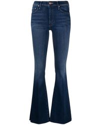 Mother Flared Jeans - - Dames - Blauw