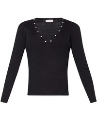 Liu Jo - V-Neck Knitwear - Lyst