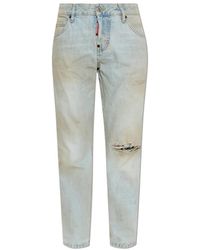 DSquared² - Jeans ,Blauw ,Katoen Teddy Jeans - Lyst