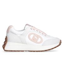 Liu Jo - Lolo 17 Plateau-Sneakers Weiß Rosa - Lyst