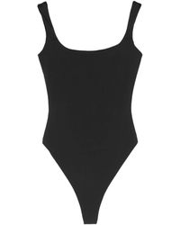 Entire studios - Square neck bodysuit - nylon spandex - Lyst