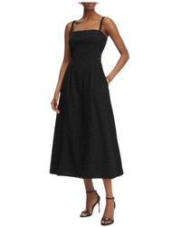 Guess - Sharon Sangallo Midi Jurk - Lyst