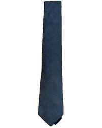 Missoni - Accessoires ,Blauw ,Zijden Stropdas Nachtblauwe Variant - Lyst