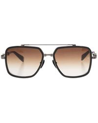 Balmain - Accessoires ,Zwart ,Officier Optische Bril - Lyst