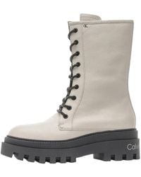 Calvin Klein - Lace-Up Boots - Lyst
