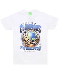 Huf - Kampioenen Tee Wit T-Shirt - Lyst