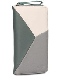 Zwei - Accessoires ,Veelkleurig ,Leer Jana J2 Foggy Wallet - Lyst