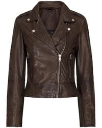 Notyz - Biker Jacket Skind 10961-New - Lyst