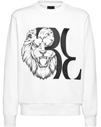 Billionaire - Hoodies & Sweatvesten ,Wit ,Katoen Sweatshirt Ls - Lyst