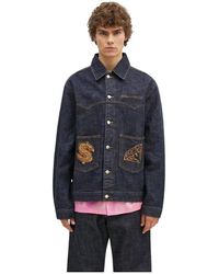BBCICECREAM - Diamonds & Dollars Selvedge Denim Jacket - Lyst
