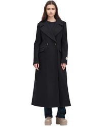 White Wise - Double-Breasted Coats - Lyst