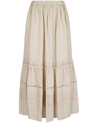 Weekend by Maxmara - Rokken ,Linnen Max Mara Weekend Rokken - Lyst