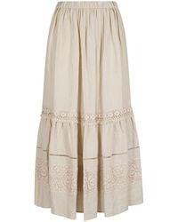 Weekend by Maxmara - Rokken ,Linnen Max Mara Weekend Rokken - Lyst
