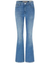 Guess - Jeans ,Blauw ,Bootcut Jeans - Lyst
