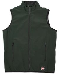 Colmar - Jassen ,Groen ,Nylon Stoffen Gilet Met Ritszakken - Lyst