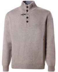 Fay - Jersey liso - Lyst