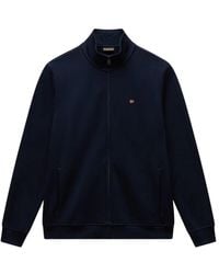 Napapijri - Hoodies & Sweatvesten ,Blauw ,Katoen Balis Zip Up Sweatshirt - Lyst