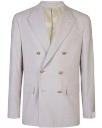 Eleventy - Dp Tick Pock Thread Jacket - Lyst