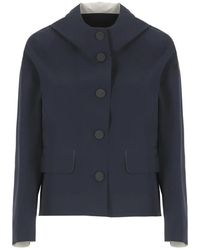 Rrd - Blaue Jacke Mit Logo-Patch - Lyst