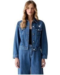 KARL LAGERFELD - Ikon Denim Jacket - Lyst
