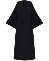 Jil Sander - Zijden Jurk Met Open Rug - Lyst