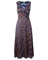 M Missoni Long Dress - Blauw