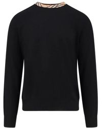 Burberry - Round-Neck Knitwear - Lyst