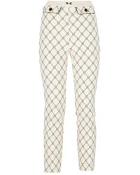 Elisabetta Franchi - Skinny Trousers - Lyst