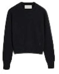 Ami Paris - Rundhals-Pullover Mit Tonaler Ami De Coeur Applikation - Lyst