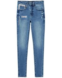 Desigual - Cropped jeans - Lyst