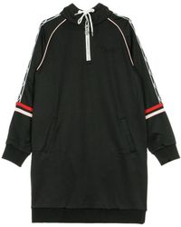 Sergio Tacchini - Kleedjes ,Zwart ,Daisy Track Jurk Zwart/Roze Room - Lyst
