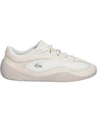 Lacoste - Schoenen ,Wit ,Suède Net Lage Sneakers - Lyst