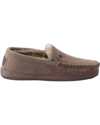 Warmbat - Schoenen ,Groen ,Suède Suede Grizzly Pantoffels - Lyst