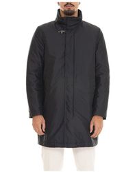 Fay - Nylon-regenjacke mit logo - Lyst