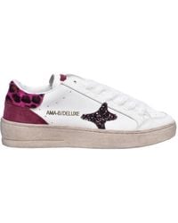 AMA BRAND - Klassische Sneaker Aus Echtem Leder - Lyst