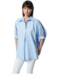Silvian Heach - Oversized Shirt Met Ballonmouwen - Lyst