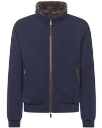 Moorer - Jassen ,Blauw ,Wol Blauwe Winterjas Bellati-Mrw - Lyst