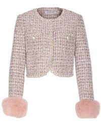 Self-Portrait - Tweed Jackets - Lyst