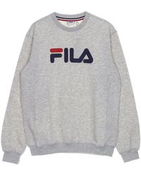 Fila - Hellgraues Crew Neck Sweatshirt - Lyst