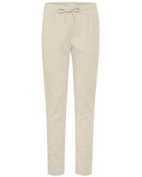 Ichi - Slim-Fit Trousers - Lyst