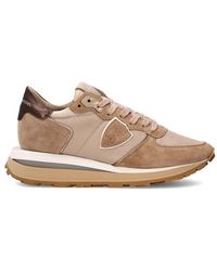 Philippe Model - Schoenen ,Suède Sneakers Tropez Haute Running - Lyst